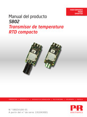 PR electronics 5802A2A2 Manual Del Producto