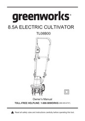 GreenWorks TL08B00 Manual Del Propietário
