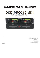 American Audio DCD-Pro310 MKII Manual De Instrucciones