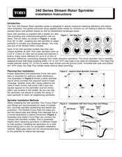 Toro 340 Stream Serie Instrucciones Para La Instalación