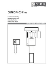 Sirona ORTHOPHOS Plus Instrucciones De Uso