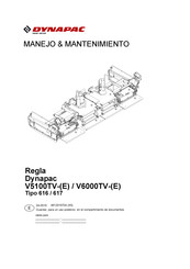 Dynapac V5100TV-E Manejo & Mantenimiento