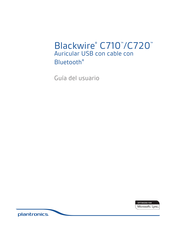 Blackwire C710 Guia Del Usuario