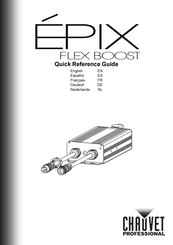 Chauvet Professional EPIX Flex Boost Guía De Referencia Rápida
