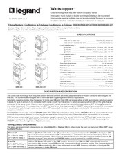 LEGRAND Wattstopper DSW-301-347 Instrucciones De Instalación