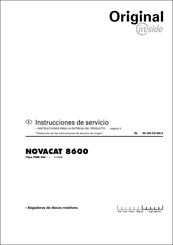 Pottinger NOVACAT 8600 Instrucciones De Servicio