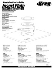 Kreg PRS4036 Instrucciones De Instalación