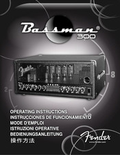 Fender Bassman 300 Instrucciones De Funcionamiento