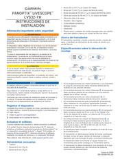 Garmin PANOPTIX LIVESCOPE LVS32-TH Instrucciones De Instalación