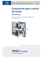 Trox Technik EKA-EU Serie Manual De Funcionamiento E Instalacion