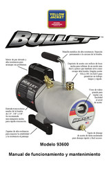 Bullet 93600 Manual De Funcionamiento Y Mantenimiento