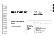 Marantz AV8802A Guía De Configuración Rápida