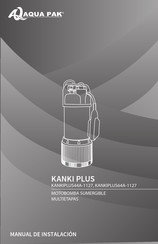 Aqua pak KANKIPLUS44A-1127 Manual De Instalación