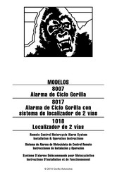 Gorilla 8017 Manual De Instrucciones