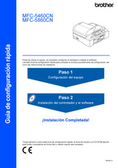 Brother MFC-5860CN Guía De Configuración Rápida