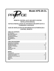 Prestige APS-25-CL Guia De Instalacion