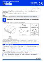 Brother ADS-2100e Guía De Configuración Rápida