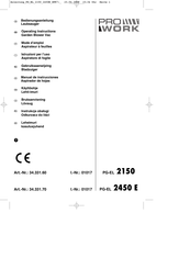 Prowork 34.331.70 Manual De Instrucciones