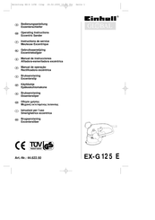 Einhell Global 44.622.50 Manual De Instrucciones