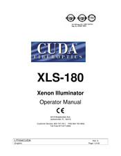 Cuda Fiberoptics XLS-180 Manual De Uso