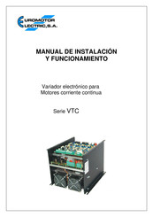 EUROMOTOR ELÈCTRIC VTC-150-F Manual De Instalación Y Funcionamiento