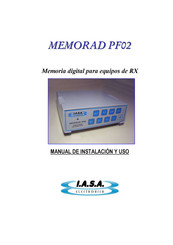 I.A.S.A. MEMORAD PF02 Manual De Instalacion Y Uso