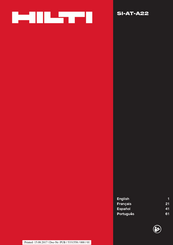 Hilti SI-AT-A22 Manual De Instrucciones Original