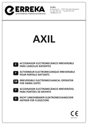 Erreka AXIL Manual De Instrucciones