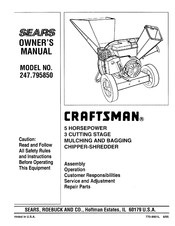 Craftsman 247.795850 Manual Del Proprietário