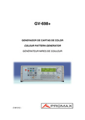 Promax GV-698+ Manual De Instrucciones