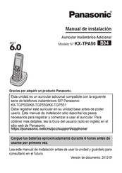 Panasonic KX-TPA50 Manual De Instalación