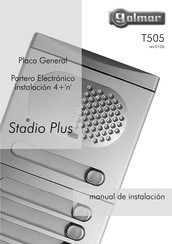 golmar Stadio Plus T505 Manual De Instrucciones