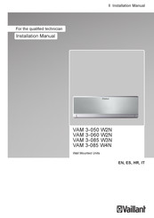 Vaillant VAM 3-085 W3N Manual De Instalación