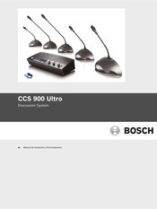 Bosch CCS 900 Ultro Manual De Instalación Y Funcionamiento