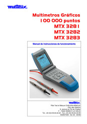 Metrix MTX 3281 Manual De Instrucciones Y Funcionamiento