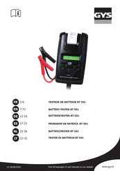 GYS BT 551 Manual De Instrucciones