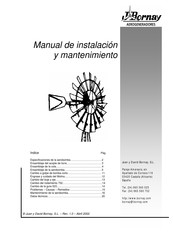 J Bornay 802E Manual De Instalación Y Mantenimiento