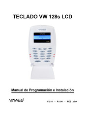 ViAweb VW 128s LCD Manual De Programación