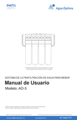 PWT Agua Optima AO-3 Manual De Usuario