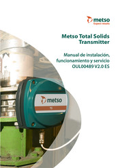 metso TS OUL00489 V2.0 ES Manual De Instalación, Funcionamiento Y Servicio