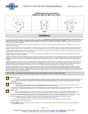 Coxreels SLP Serie Manual De Instalación Y Mantenimiento