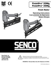 Senco FinishPro 35Mg Instrucciones De Operación