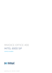 Mitel 6930 SIP Guía De Usuario