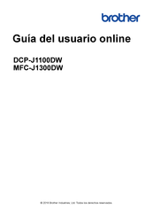 Brother DCP-J1100DW Guia Del Usuario