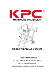 KPC LS505TA Manual De Utilización