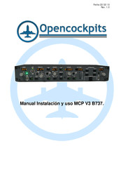 Opencockpits MCP V3 B737 Manual Instalación Y Uso