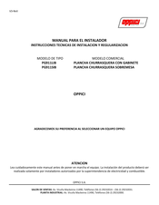 Oppici PG911SIB Manual Para El Instalador, Instrucciones Tecnicas De Instalacion Y Regularizacion