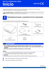 Brother ADS-2100 Guía De Configuración Rápida