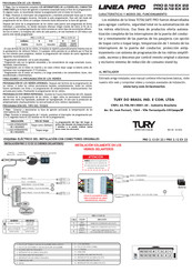 Tury PRO Serie Manual De Instrucciones