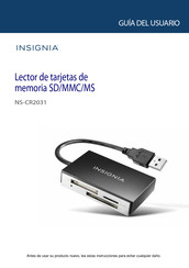 Insignia NS-CR2031 Guia Del Usuario